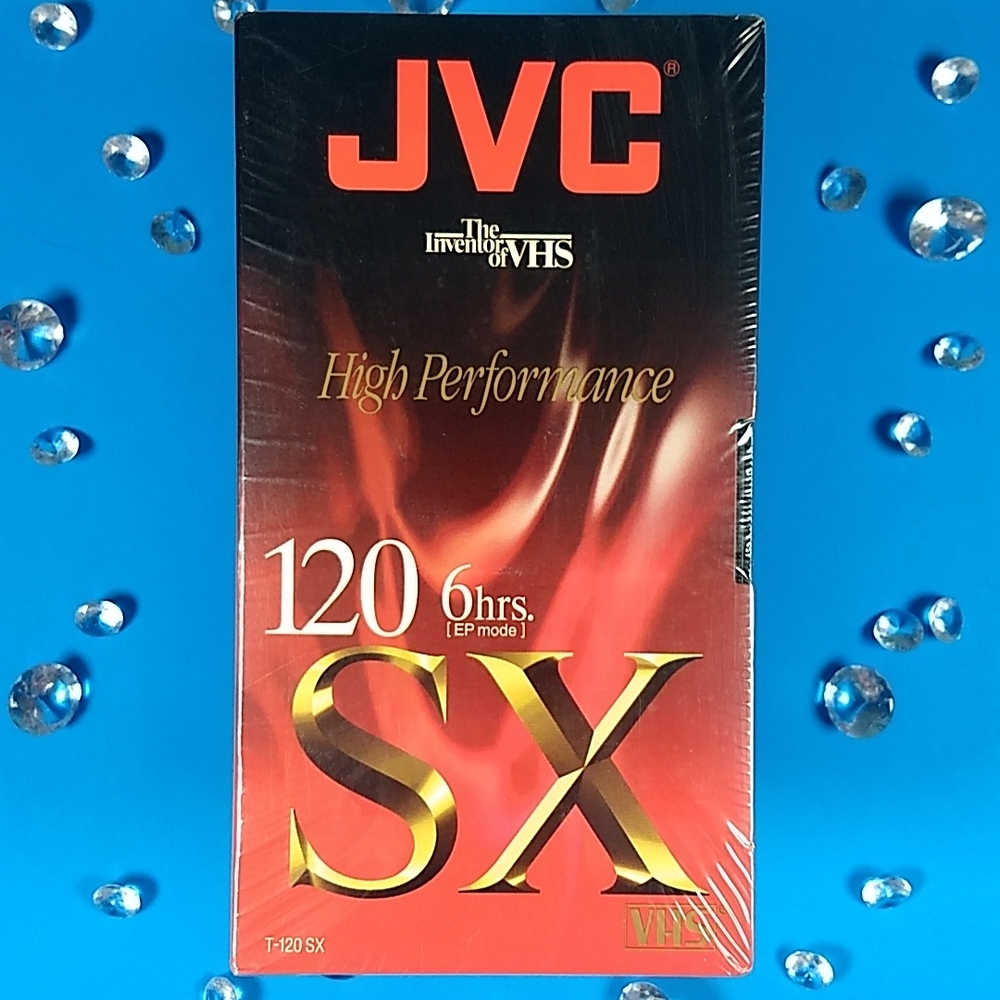 Factory Sealed JVC 120SX VHS Cassette